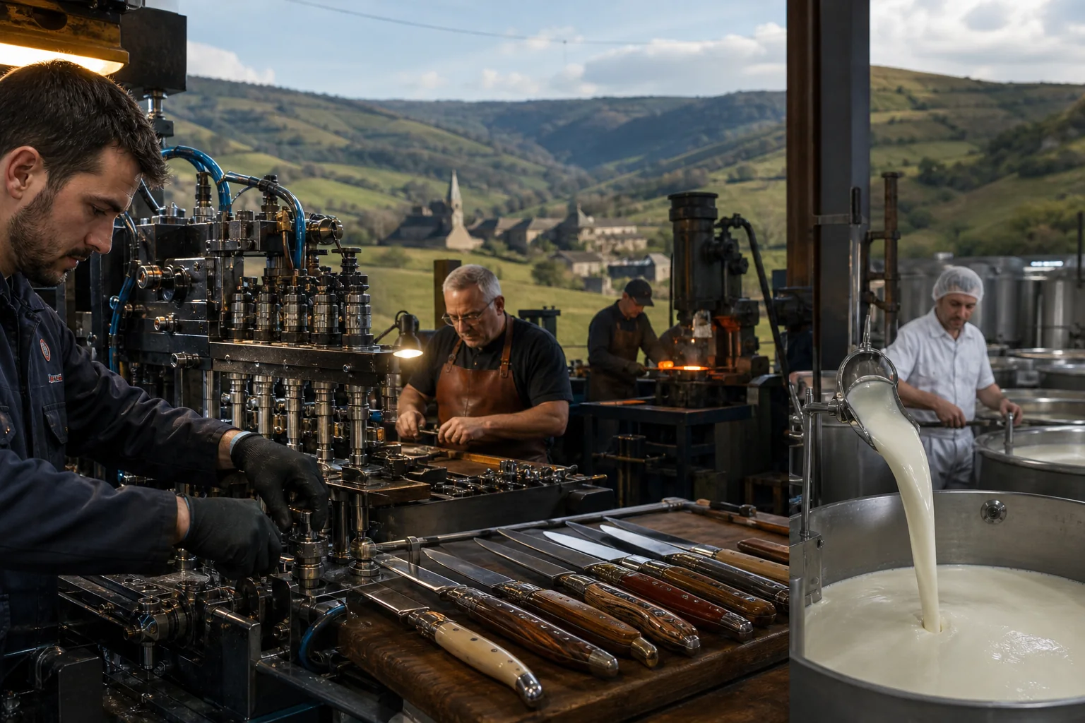 Industrie de l'Aveyron : Agroalimentaire, mécanique et injection diesel