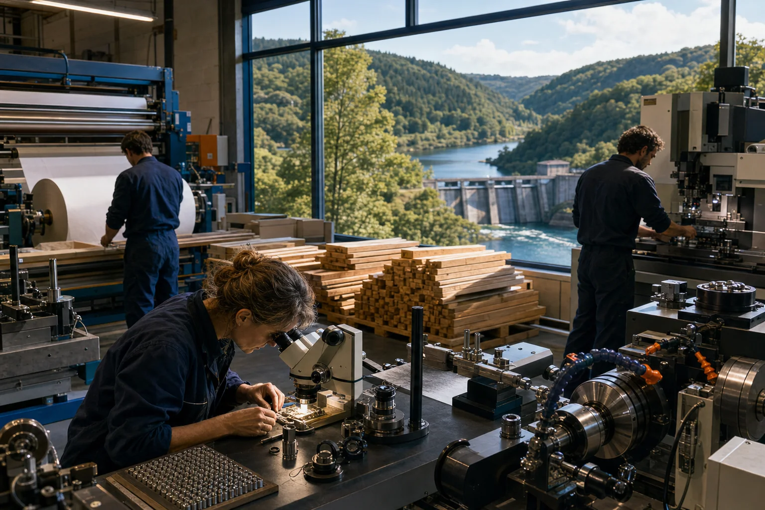 Industrie de la Corrèze : Agroalimentaire, bois et papier