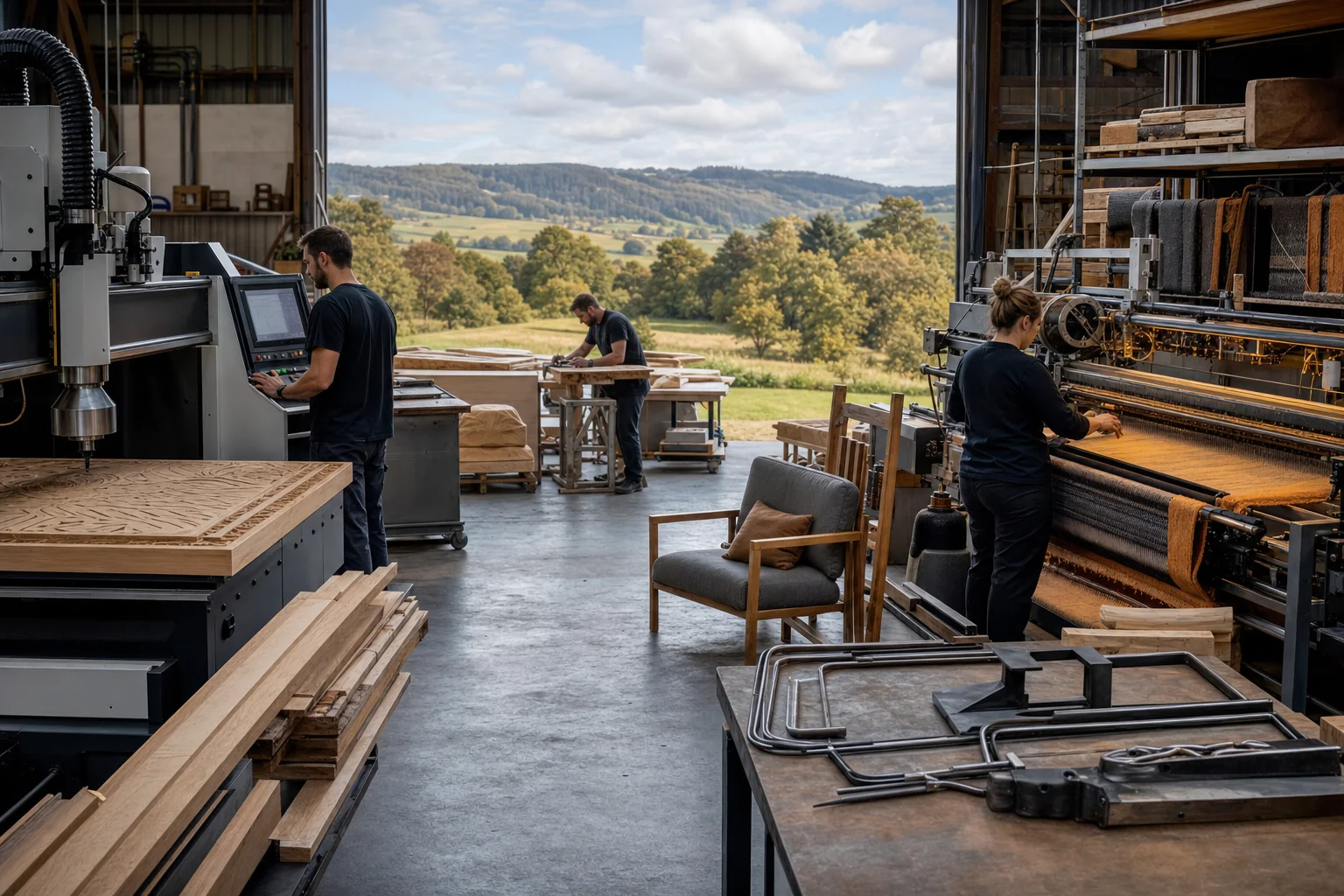 Industrie de la Creuse : Bois et ameublement, agroalimentaire