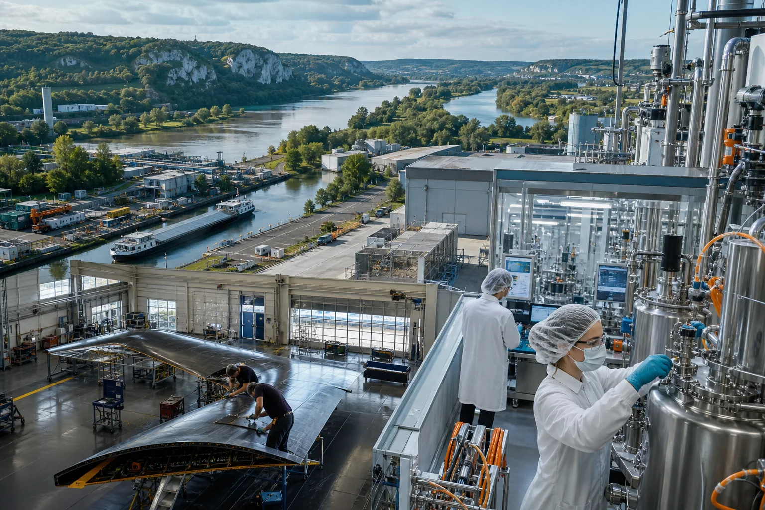 Industrie de l'Eure : Pharmacie et biotechnologies, aéronautique et spatial