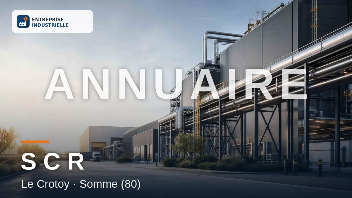 S C R, entreprise industrielle à Le Crotoy (80)