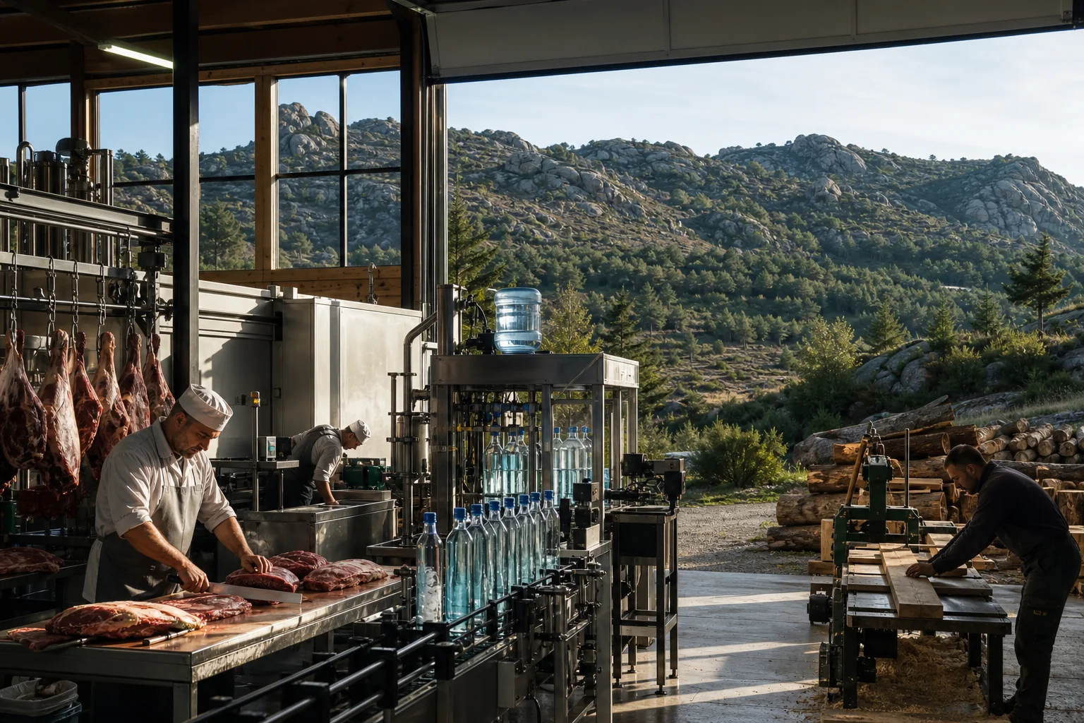 Industrie de la Lozère : Agroalimentaire et viande, transformation du bois