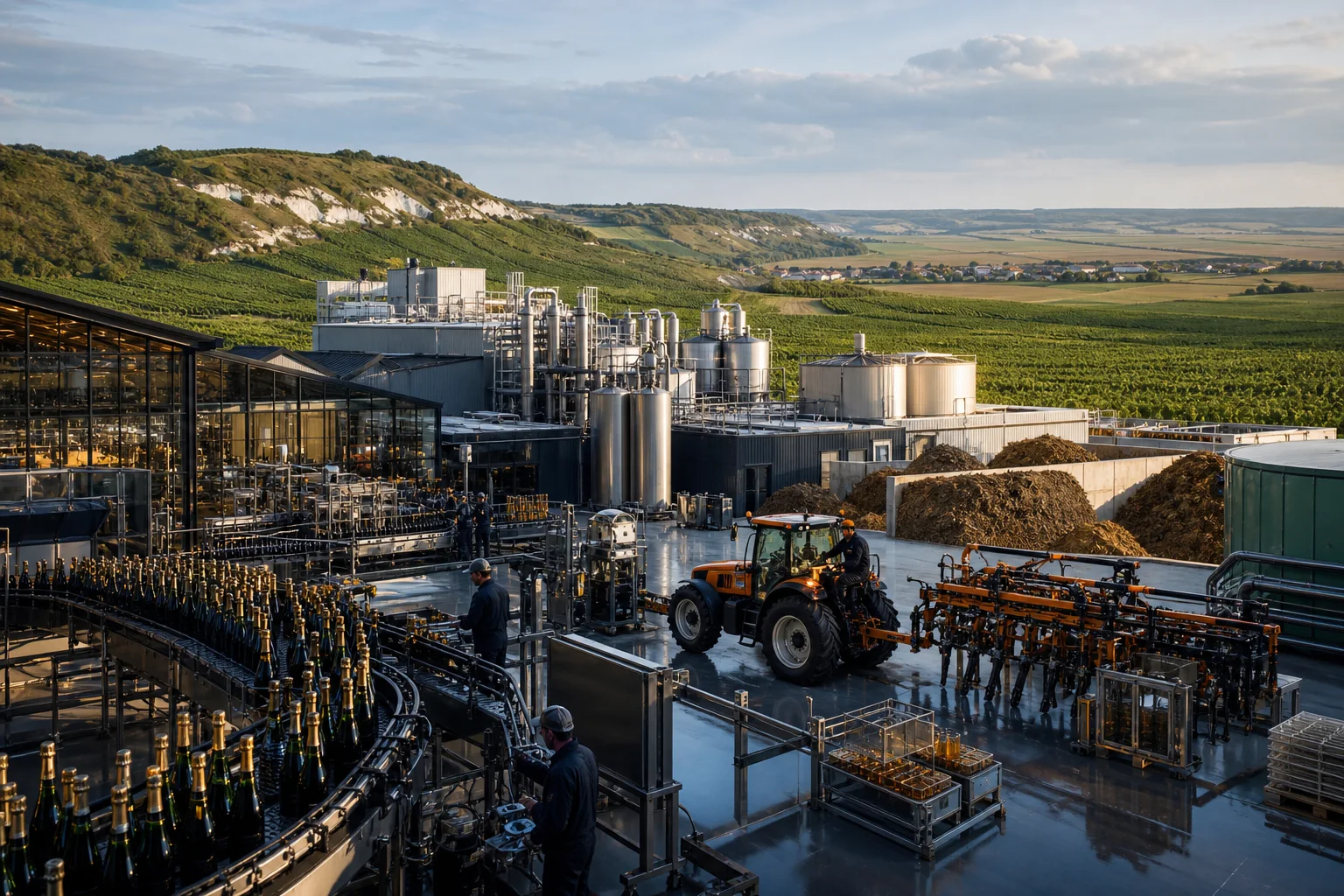 Industrie de la Marne : Champagne et agroalimentaire, bioraffinerie et agro-industrie