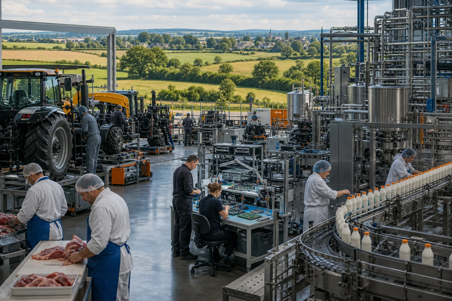 Industrie de la Mayenne : Agroalimentaire laitier et carné, traitement de l'environnement
