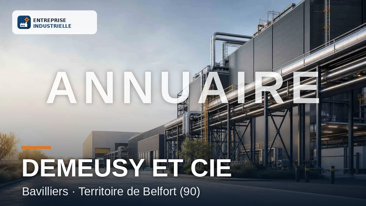 DEMEUSY ET CIE, entreprise industrielle à Bavilliers (90)