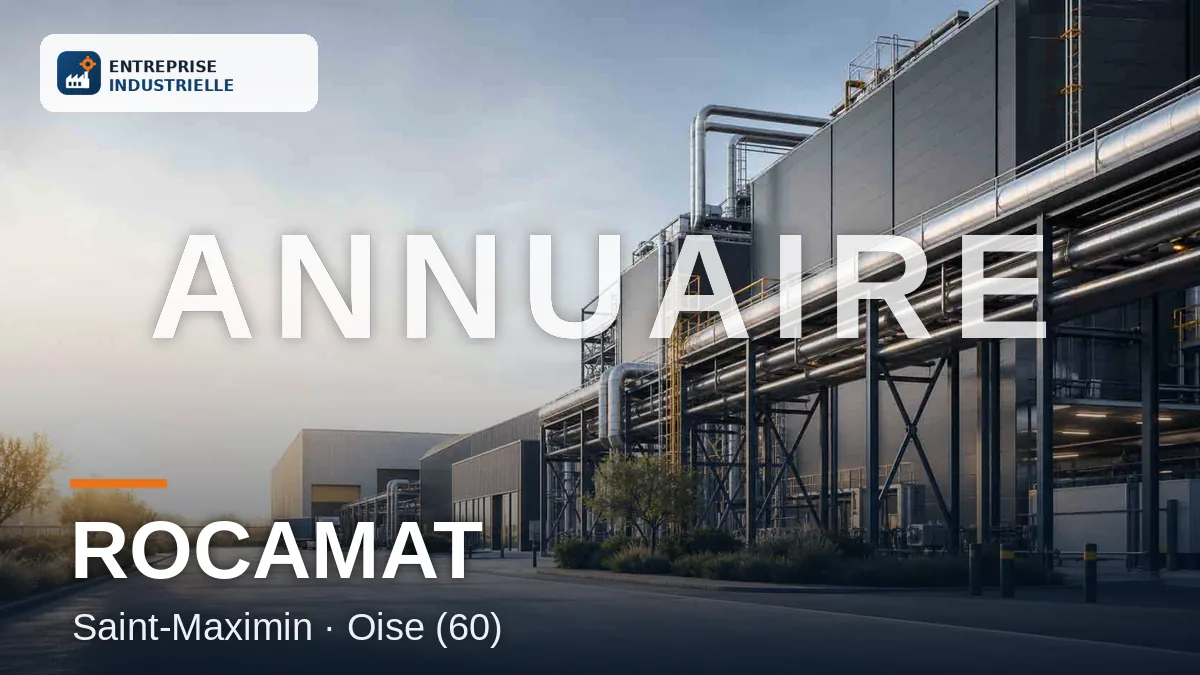 ROCAMAT, entreprise industrielle à Saint-Maximin (60)