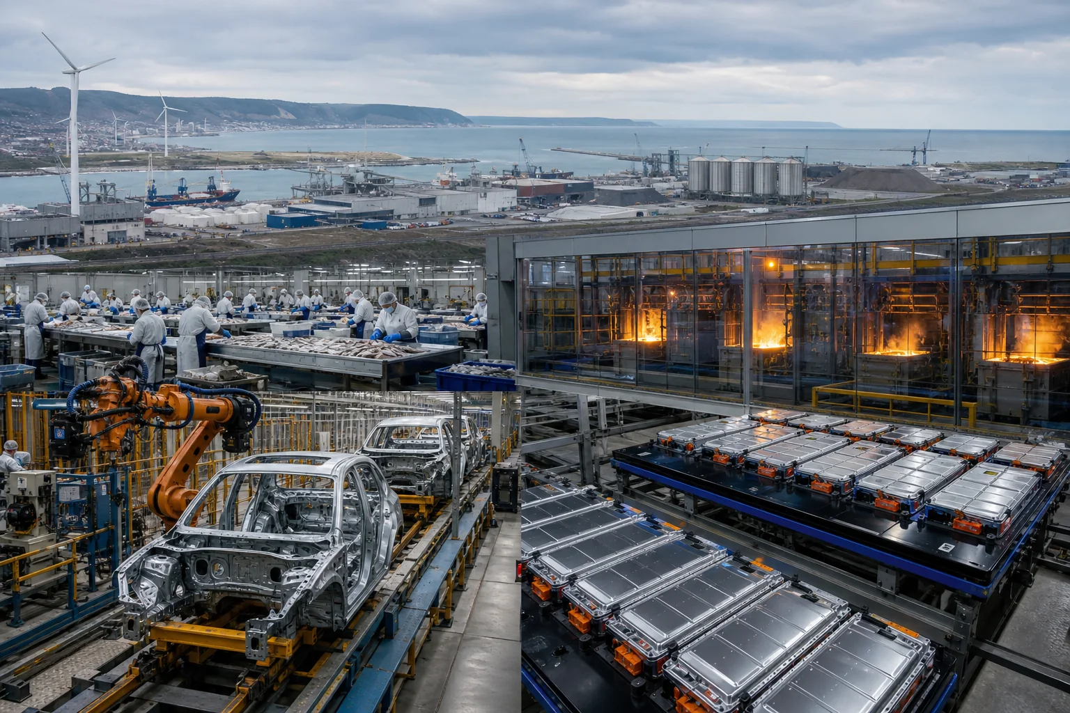 Industrie du Pas-de-Calais : Agroalimentaire, automobile et batteries
