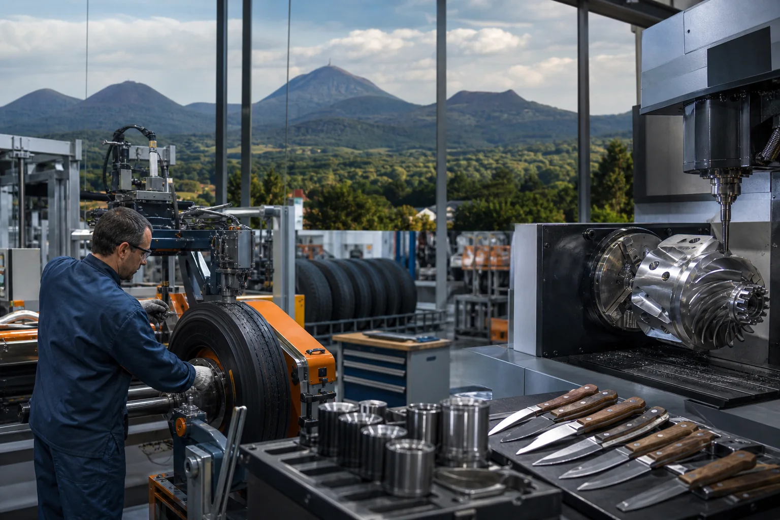 Industrie du Puy-de-Dôme : Pneumatique et caoutchouc, métallurgie et aéronautique
