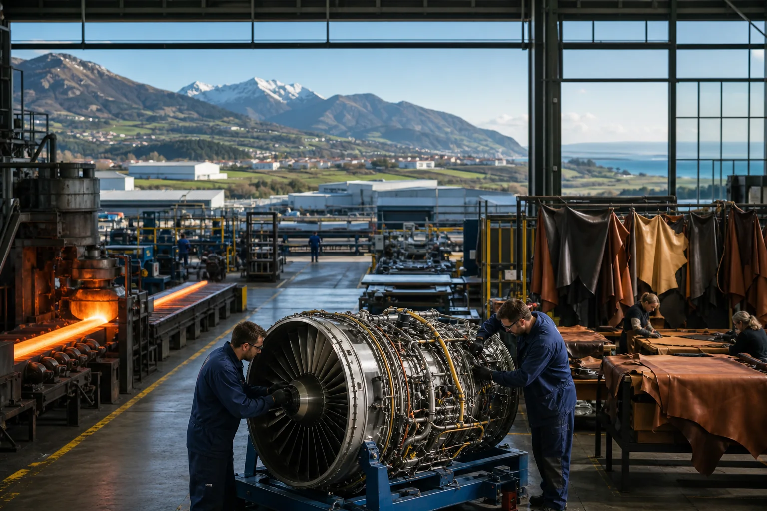 Industrie des Pyrénées-Atlantiques : Aéronautique et moteurs, chimie et matériaux (Lacq)