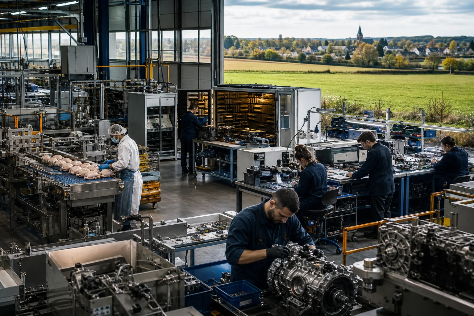 Industrie de la Sarthe : Automobile et mécanique, agroalimentaire et volaille