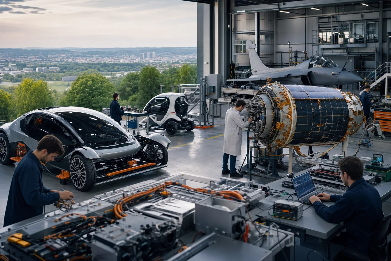 Industrie des Yvelines : Automobile et mobilité, aéronautique et spatial