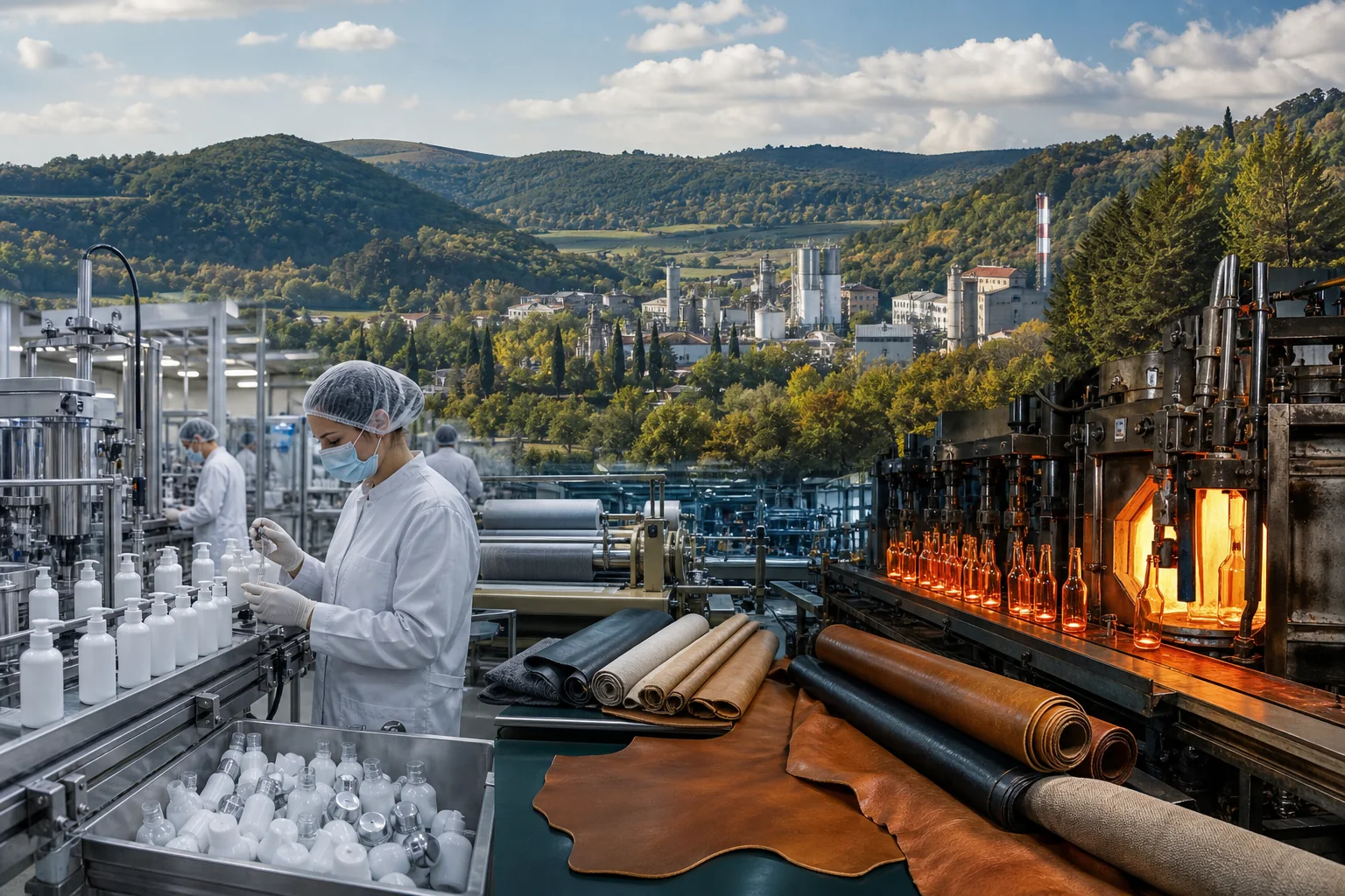Industrie du Tarn : Pharmacie et dermo-cosmétique, textile et cuir