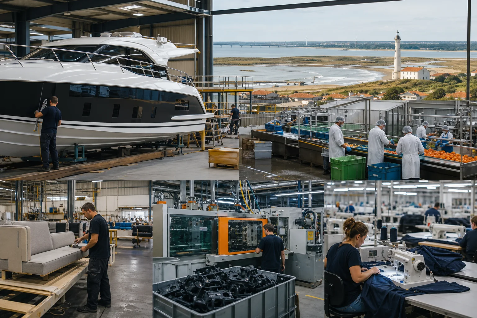 Industrie de la Vendée : Agroalimentaire, nautisme et construction navale