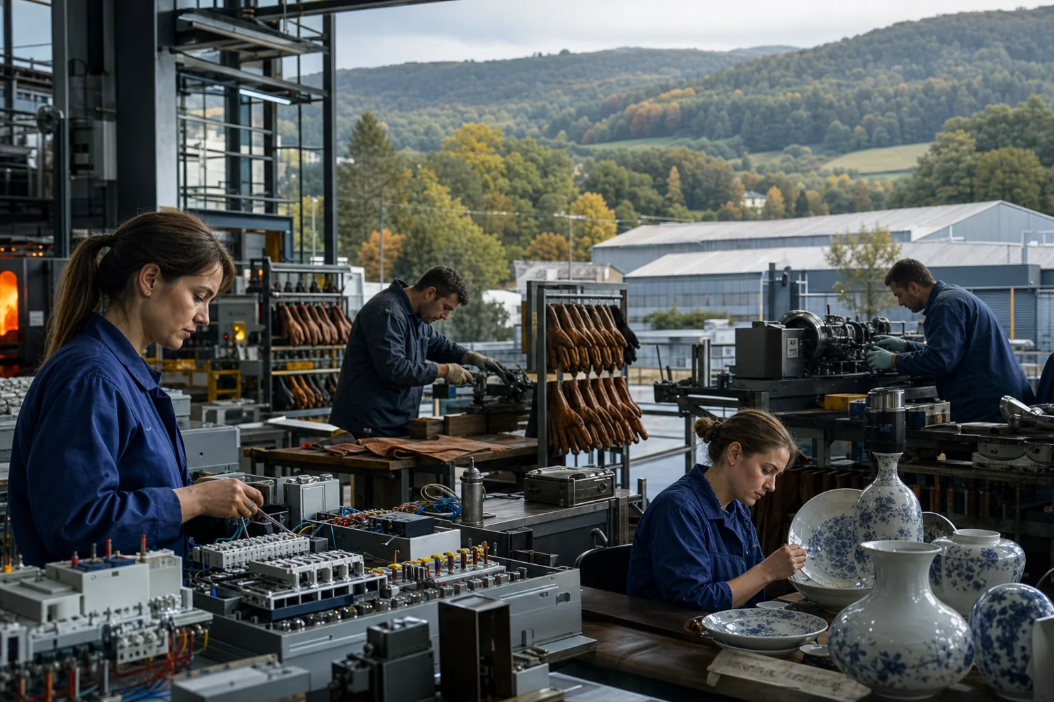 Industrie de la Haute-Vienne : Appareillage électrique, porcelaine et céramique