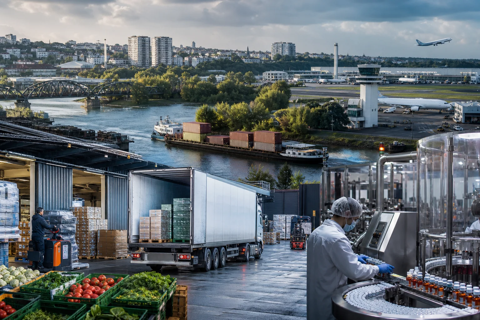 Industrie du Val-de-Marne : Santé et pharmacie, agroalimentaire et logistique du frais