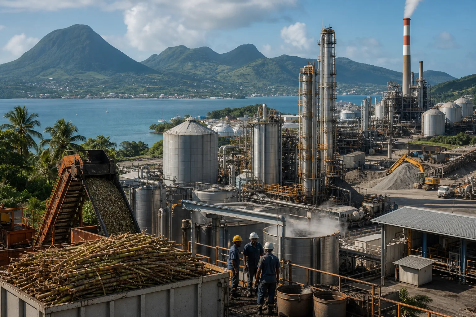Industrie de la Martinique : Rhum et agroalimentaire, raffinage pétrolier